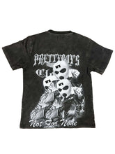 Load image into Gallery viewer, Trap Shawty Slim Fitted Ash-Black Vintage T-Shirt