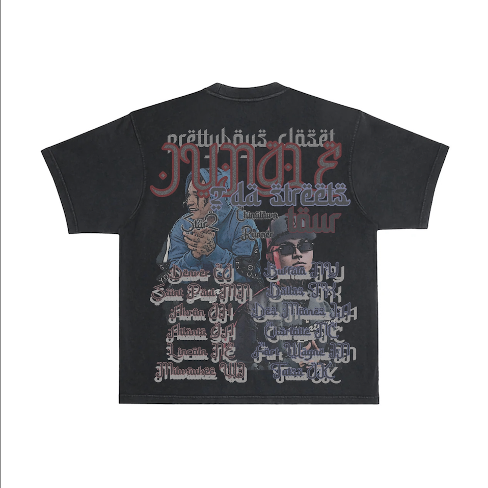 Jungle 2 Da Streets Oversized Vintage T-Shirt