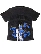 Load image into Gallery viewer, Blue Fly Lifestyle Slim Fitted Vintage T-Shirt
